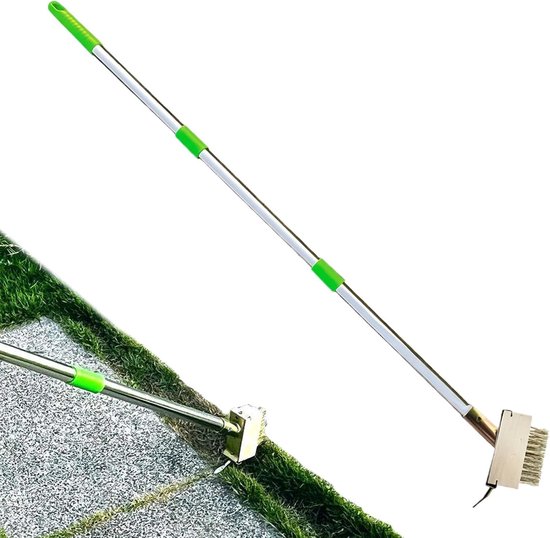 Onkruidverwijderaar - Terrasreiniger Voegenreiniger - Buitenruimte Onderhoud - 2-in-1 Dubbele Functionaliteit - Tot 1.48 Meter van Merkloos	