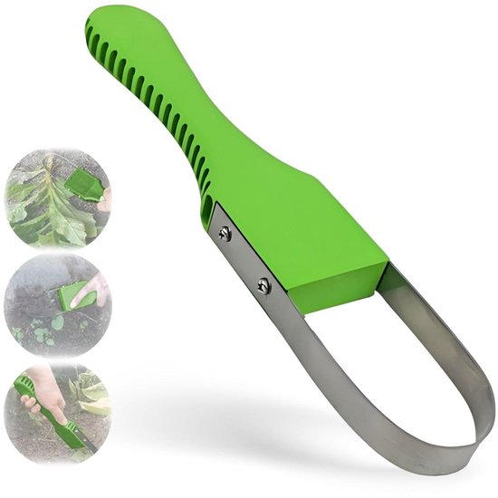 Onkruidverwijderaar Tuin - Handig Wieden - Onkruid Bestrijden - Werkbesparend Ontwerp - 30.5 cm - Groen