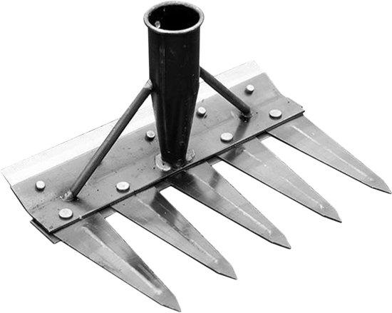 Onkruidverwijderaar - Tuin Hark - Gazon Onderhoud - Verwisselbare Koppen - Meerdere Maten van Merkloos	