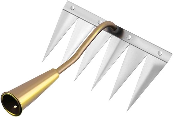 Onkruidverwijderaar Tuin - Wieden Hark - Tuin Onderhouden - Ergonomisch Handvat - Zes Tanden - Niet Gespecificeerd