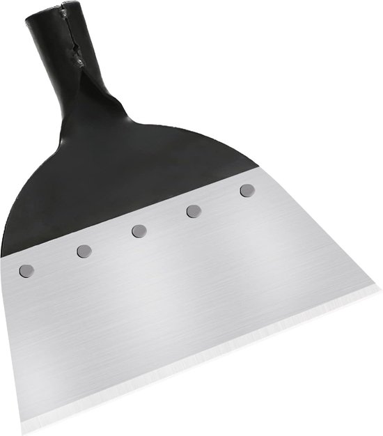 Onkruidverwijderaar, tuingereedschap, tuinschep, multifunctioneel tuingereedschap, stootschaar, reinigingsschep, mosverwijderaar, buiten, huis, boerderij (groot, zonder houten handvat) van FUXTEC