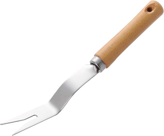 Onkruidverwijderaar - Wortelverwijderaar Gazon - Onkruid Wieden - Ergonomische Grip - 27 cm - Zilverkleurig