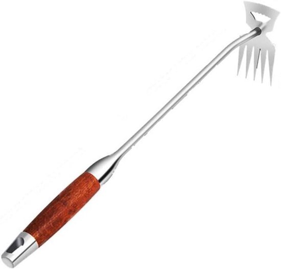 Onkruidwied Gereedschap - Onkruidsteker Wieden - Tuin Onderhoud - 5 Scherpe Tanden - 40 cm - Zoals Afgebeeld