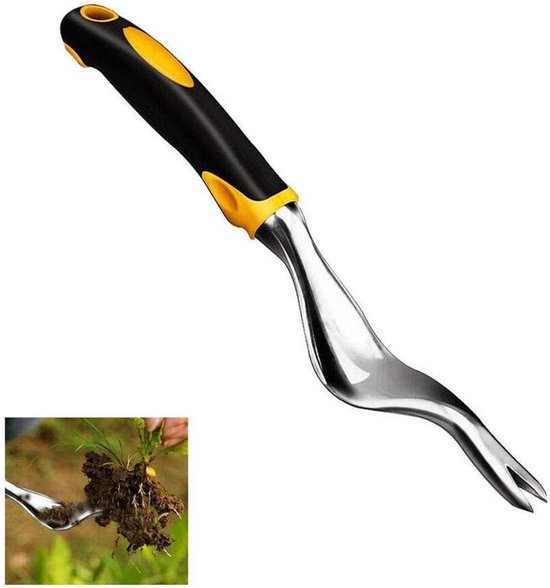 Onkruidwieder BE-Tool 1 stuk - Ergonomisch handvat van aluminiumlegering voor het verwijderen van paardenbloemen, distels en ander onkruid van Merkloos	