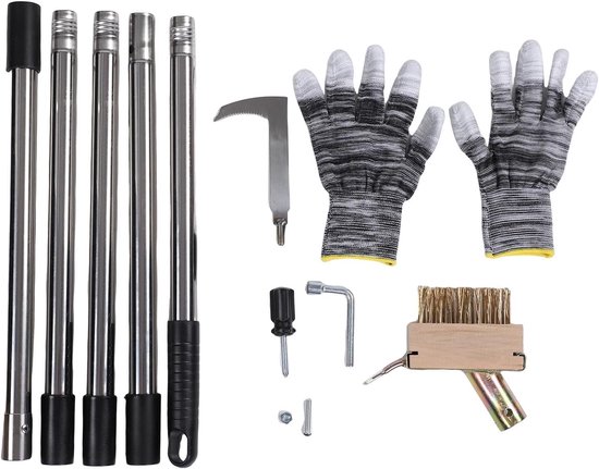 Onkruidwieder Set - Terrasmest - Onkruid Verwijderen - Lange Handgreep - 41 cm van Merkloos	