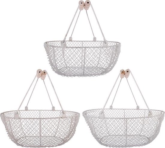 Oogstmand set van 3 van Riviera Maison