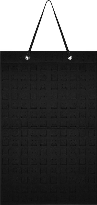 Oorbelhouder - Earring Organizer - Biedt Plaats Aan Maximaal 300 Paar Oorbellen - Zacht Kussentje Hanger voor Oorbelorganizer Om Aan de Muur Te Hangen - Dames en Meisjes - 1 Pak van Merkloos	