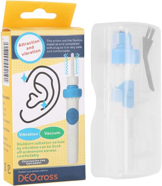 Oorsmeer Verwijderen - Comfortabele Stille Elektrische Vacuüm Oorreiniger voor Kinderen en Volwassenen - Mute Earpick van Merkloos	