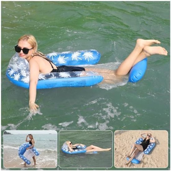 Opblaasbare Waterligstoel - Luchtmatras voor Zwembad van Avenli