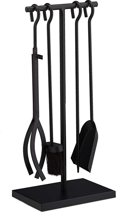 open haard bestek / modern roestvrij staal open haard bestek set van Glenmore