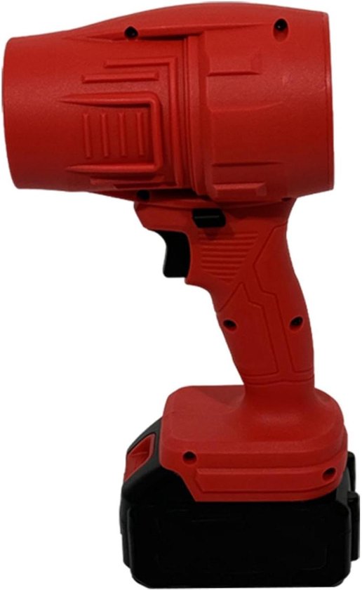Oplaadbare Air Duster - Elektronische Bladblazer - Stofvrij Maken - Krachtige Borstelmotor - 22x14x8.5cm - Rood