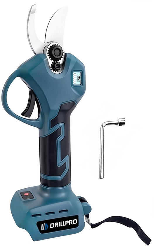 Oplaadbare Snoeischaar met Borstelloze Motor 500W - 35mm Snijdiameter, SK5 Hoog Koolstof Stalen Blad, Draadloze Tuinschaar met 2 Accu's