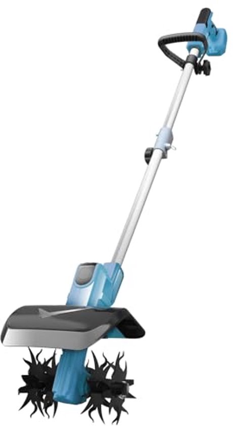 Oplaadbare Tuinfrees en Cultivator met 20 cm Werkbreedte en 15 cm Diepte van Merkloos	