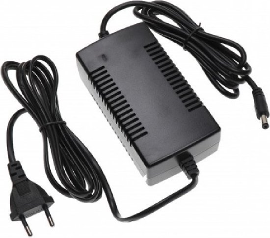 Oplader voor Bosch Indego Robotmaaier - 42V - 2,2A - 100W - 5,5x2,1mm - Zwart van Merkloos	