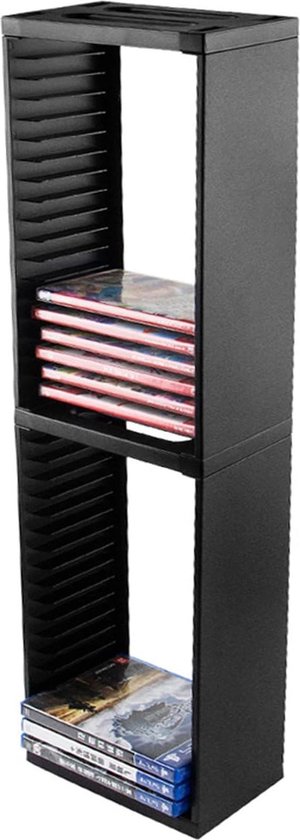 Opslag Tower Rack voor Verticale Game Discs - Houder voor 36 Game Discs - Organizer Toren voor PS4 Game Accessoires van Merkloos	