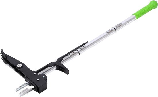 Opstaande Onkruidtrekker - Handmatig Wiedgereedschap - Gazon Onderhouden - Ergonomisch Voetpedaal - 39 Inch Handvat - Aluminium