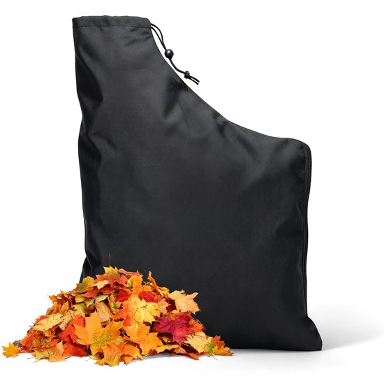 Opvangzak bladzuiger 44 x 60 cm - met ritssluiting - stevig materiaal - eenvoudig legen - ShopVlot