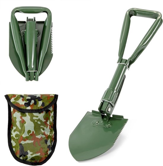 Opvouwbare Campingschep Koolstofstaal - Multifunctionele Schep voor Kamperen en Tuinieren van Merkloos	