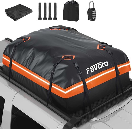 Opvouwbare Dakkoffer 425 Liter - Waterdichte Bagagedrager voor Auto's en SUV's van Merkloos	