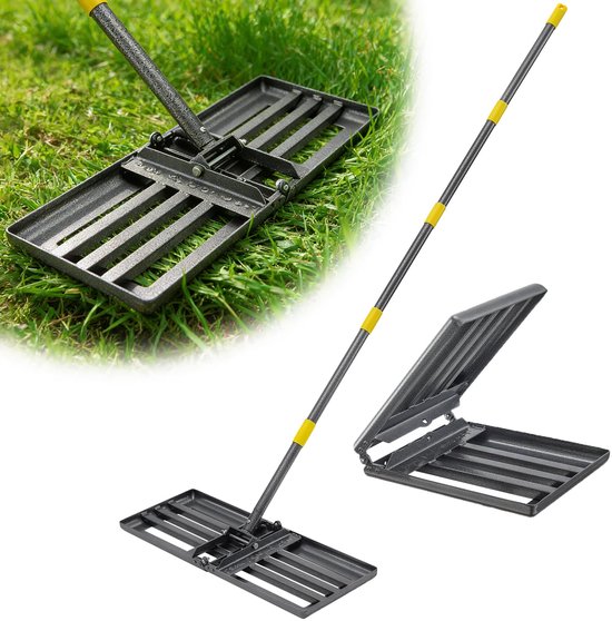 Opvouwbare Gazonhark 220 cm met 68x25 cm Kop voor Grasverzorging
