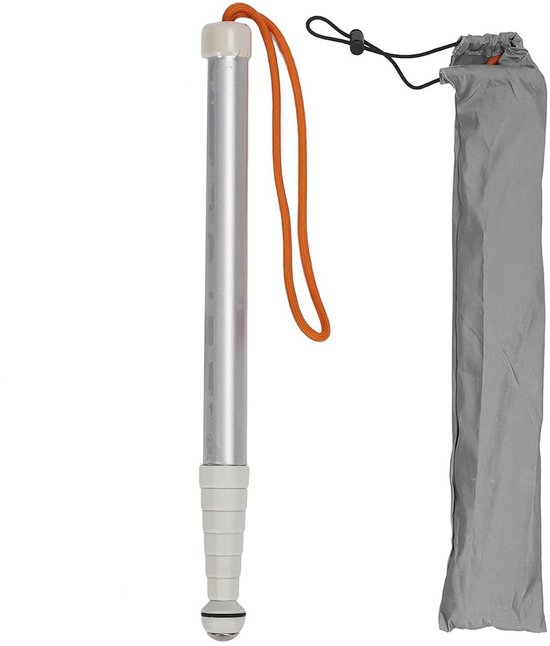 Opvouwbare Geleidestok voor Slechtzienden - Telescopisch en Reflecterend van Merkloos	