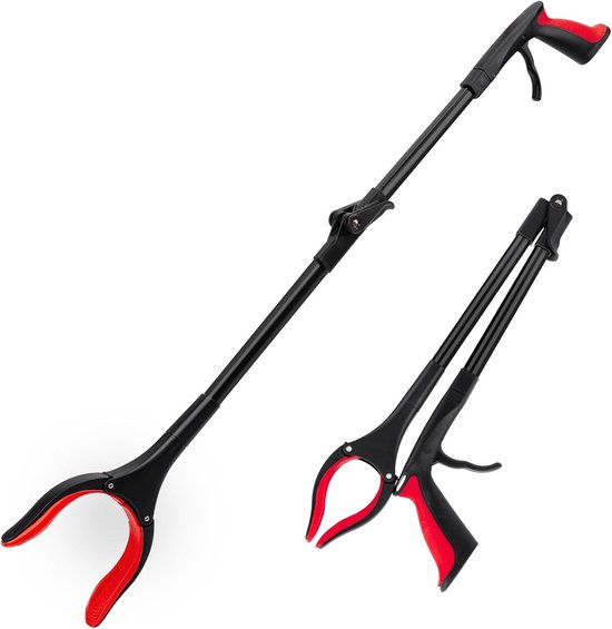 Opvouwbare Grijpstok 81 cm met Draaibare Kaak - Ideaal voor Ouderen en Reikhalzen