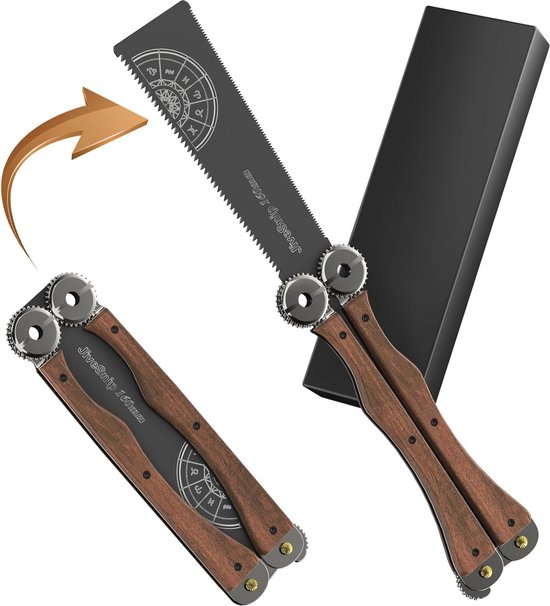 Opvouwbare Japanse Takkenzaag - 160 mm - Dual Edge - Efficiëntie en Draagbaarheid van Samurai