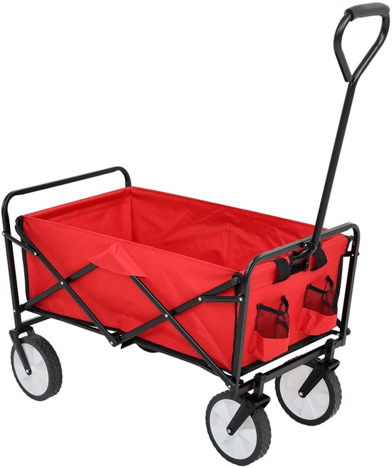 Opvouwbare Rode Wandelwagen TYRS 145L 110kg Capaciteit van Sekey