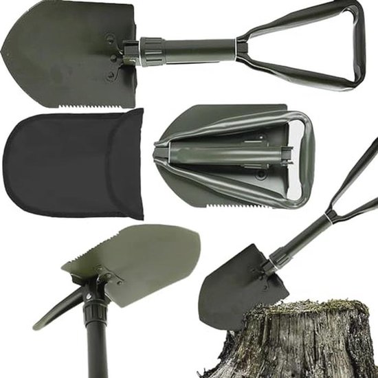 Opvouwbare Schep voor Camping en Outdoor Activiteiten - Multifunctionele Klapschep 61 x 15,5 cm van Merkloos	