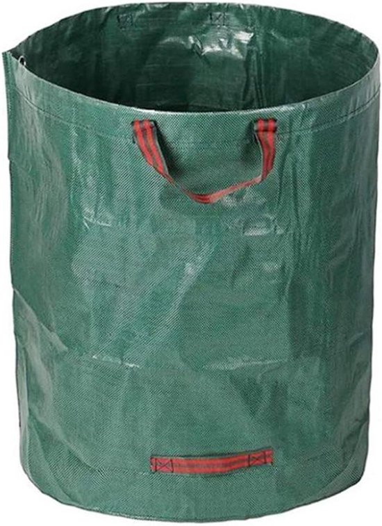 Opvouwbare tuin afvalzakken van 45 x 38 cm voor tuinafval en bladeren opruimen van Merkloos	
