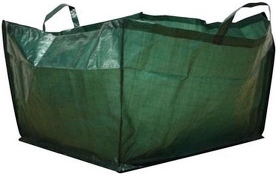 Opvouwbare tuinafvalzak - groen - 190 liter liter - 69 x 40 cm - tuinopruimer - Handige tuin afvalzak van Adgo