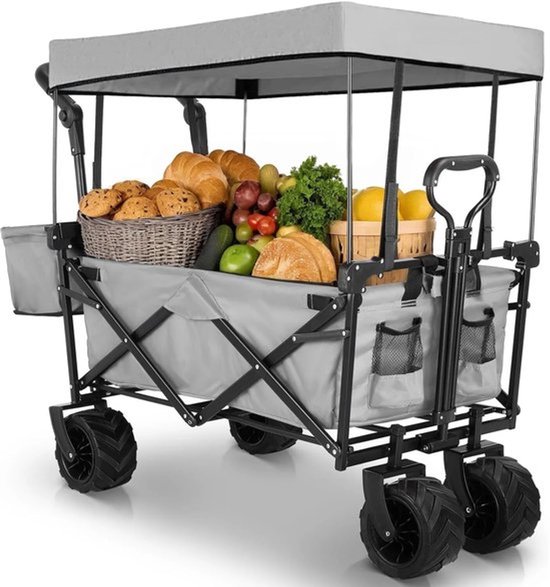 Opvouwbare Tuinwagen - Bolderkar - Transportwagen - Strandwagen