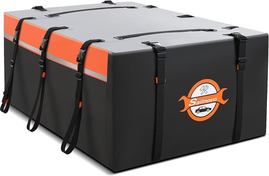 Opvouwbare Waterdichte Dakkoffer voor Auto's - 66 Kubieke Meter Opbergruimte voor Reizen en Bagage van Merkloos	