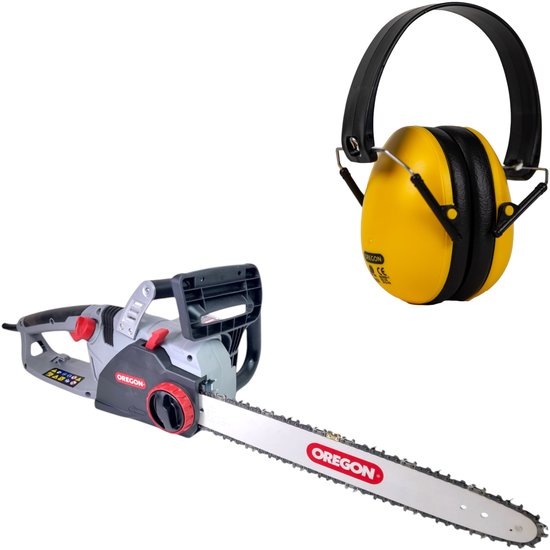 Oregon CS 1500 kettingzaag 2400 W 45 cm 3/8" + gehoorbescherming Q515060 ( 604419 ) van Oregon