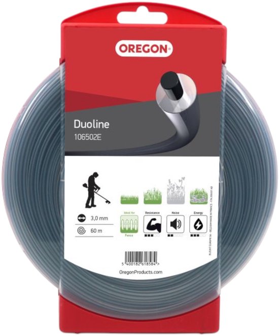 Oregon Duoline maaidraad 3,0 mm x 60 meter ( 106502E )