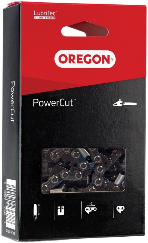 Oregon PowerCut zaagketting met volle tanden 38 cm .325" 1,3 mm 64 TG zonder SG ( 20LGX064E ) van Merkloos	