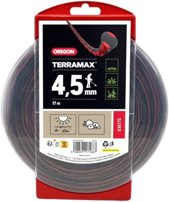 Oregon TerraMax maaidraad 4,5 mm x 17 m ( 636775 )