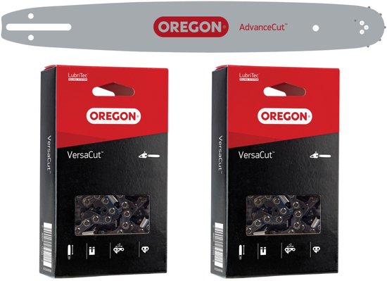Oregon VersaCut Kombo zaagblad + 2x zaagketting 35 cm 3/8" LP 1,3 mm 52 TG ( 561601 ) van Oregon