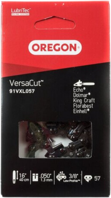 Oregon VersaCut - Zaagketting - 40cm - 57 Schakels - 3/8" 1,3mm van Merkloos	