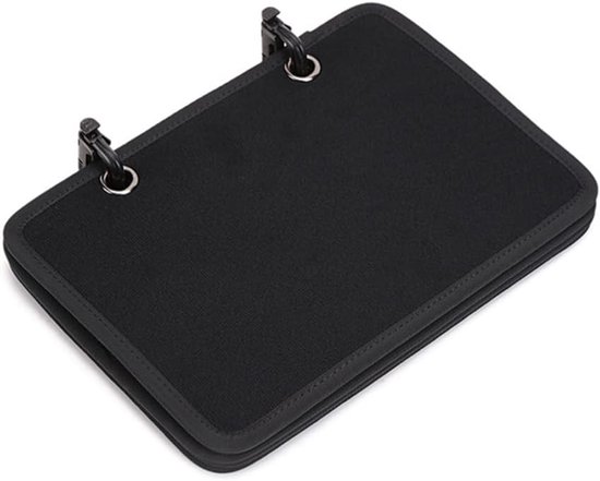 Organizer voor tactische brochures - patches - 2 ringen - 4 panelen - afneembare D-gespen - verzamelingen - accessoires van Merkloos	