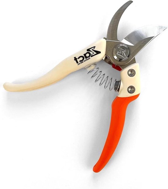 Originele Japanse snoeischaar dames koolstofstaal Japanse - ZS-185 met zijden etui. van Merkloos	