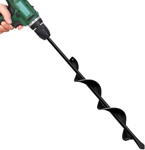 Orivio - Grondboor met Zeshoekige Schacht voor Tuinboren en Bloembollen - Elektrisch en Handmatig Gebruik - 4,3 x 38cm