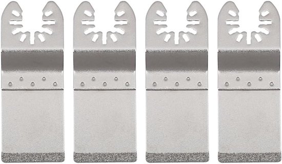 Oscillerende gereedschapsmessen, 4 stuks diamant oscillerende multitool scherpe zaagbladen voor het zagen van hout en voegenverwijdering van NewRocket