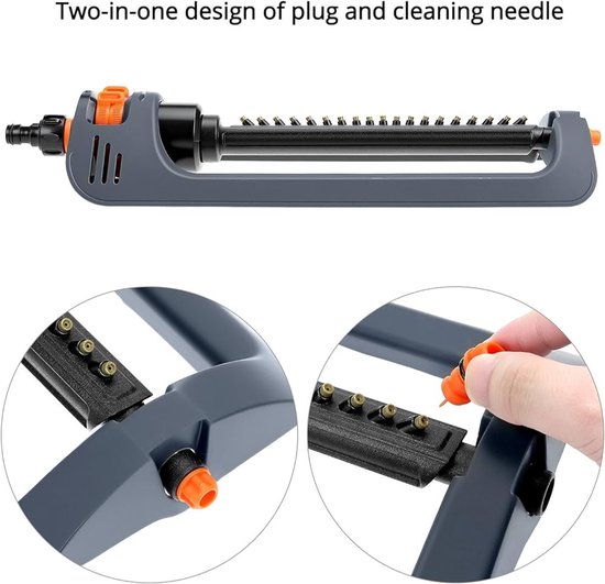 Oscillerende sproeier met 19 uitlaatdoppen - voor tuin en velden van GARDENA