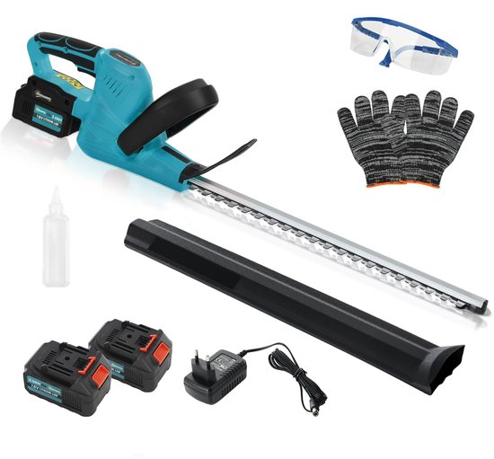 Outsunny-Heggenschaar-Metaal-86x17x17cm-Blauw van Outsunny