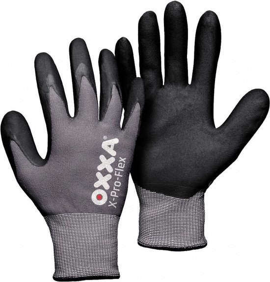 OXXA Premium X-Pro-Flex 51-290 Nitril Foam Handschoen - 1 paar - Grijs - 7/S van OXXA