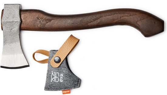 Øyo Noorse Vikingbijl - Handbijl - 32 cm - Replica - Inclusief Vilten Hoes