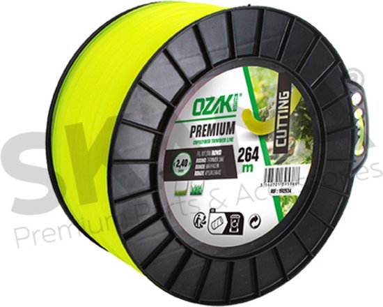 OZAKI NYLONDRAAD PREMIUM ROND 2.4 MM X 264 M van Ozaki