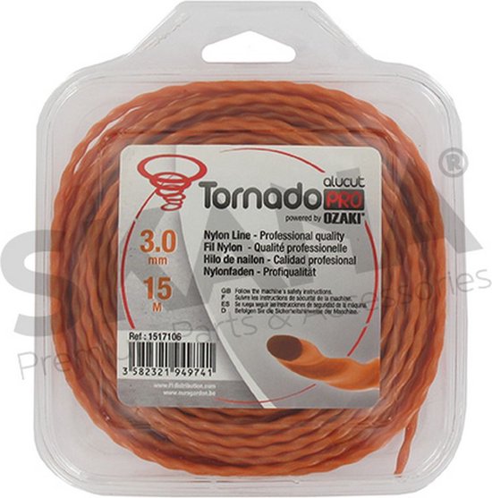OZAKI TORNADO PRO ALUCUT - Spiraalvorm 3,0 mm x 15 m van Ozaki