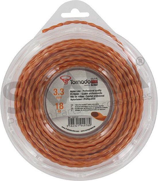 OZAKI TORNADO PRO ALUCUT - Spiraalvorm 3,3 mm x 18 m van Ozaki